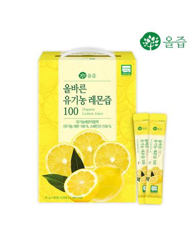 [올즙] 올즙 올바른 유기농 레몬즙 100포