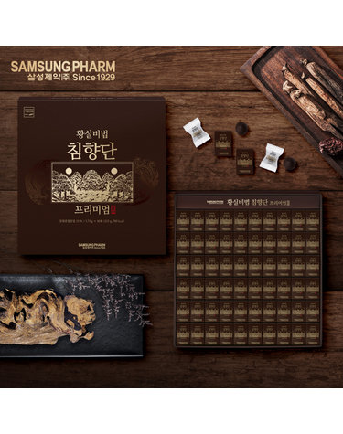 [삼성제약][선물추천] 황실비법 침향단 프리미엄 3.75g x 60환 +쇼핑백