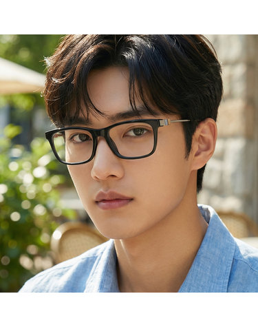 버버리 안경테 BE2384 3001 블랙 뿔테 명품 심플 사각 데일리 럭셔리 올드머니 패션