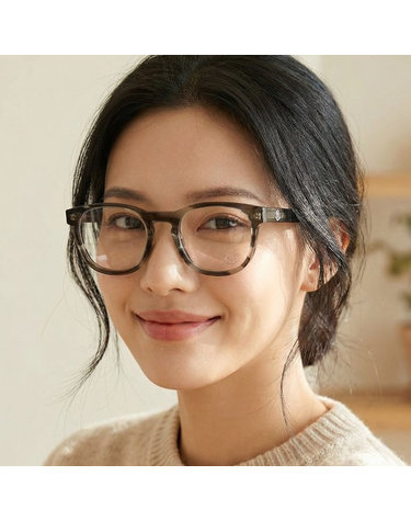 몽클레어 안경테 ML5052 020 무광 빈티지 명품 남자 여자 사각 뿔테