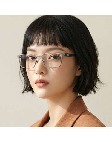 몽클레어 안경테 ML5163H 015 명품 사각 심플한 메탈테