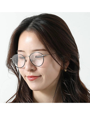 몽클레어 안경테 ML5110 016 명품 라운드 가벼운 메탈테