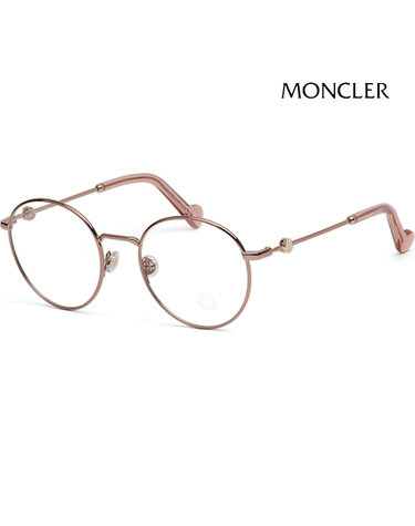 몽클레어 안경테 ML5107 034 라운드 로즈골드 메탈테 명품 데일리
