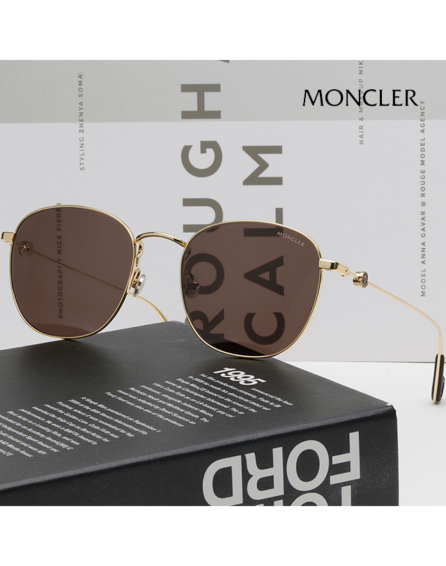 몽클레르 몽클레어 선글라스 ML0154K 30E 브라운 명품 남자 여자 패션 착용컷