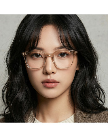 톰포드 블루라이트차단 안경테 TF5995KB 045 명품 투명 브라운 스퀘어 뿔테 패션