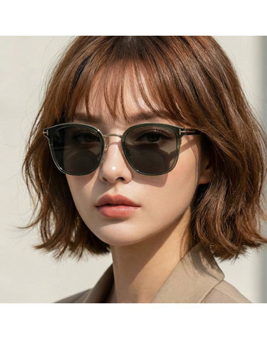 톰포드 선글라스 TF1243 K 20A 명품 투명 그린 뿔테 솔텍스 아시안핏 데일리 패션
