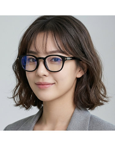 톰포드 안경테 TF6000-K-B 001 명품 데일리 패션 블루라이트차단 뿔테 남자 여자