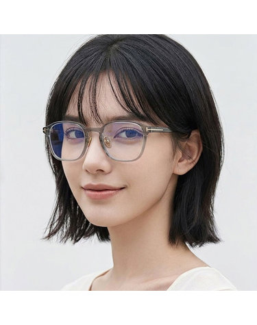 톰포드 안경테 TF6155-K-B 020 지창욱 명품 반투명 뿔테 청광차단 여자 남자 패션