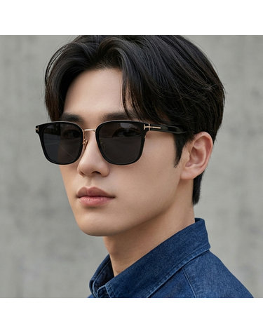 톰포드 선글라스 TF1384-K 01A 지창욱 명품 블랙 콤비 스퀘어 아시안핏 남자 여자