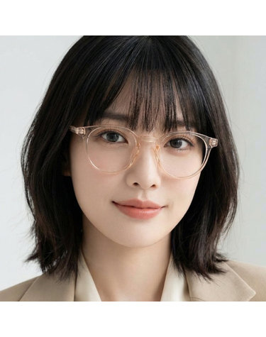 톰포드 안경테 TF5796KB 072 명품 블루라이트차단 핑크 투명 뿔테 아시안핏