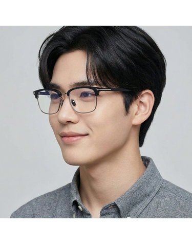 톰포드 안경테 TF5801B 001 명품 하금테 시력보호 블루라이트차단안경