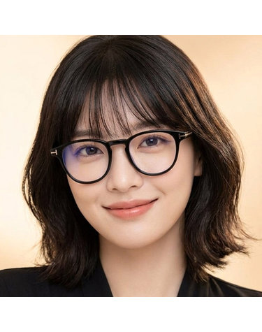 톰포드 블루라이트차단 안경테 TF5899B 001 가벼운 뿔테 남자 여자 패션 시력보호