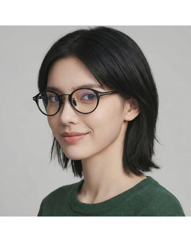 톰포드 블루라이트차단 안경테 TF5920DB 명품 라운드 뿔테 시력보호