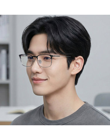 톰포드 블루라이트차단 티타늄 안경테 TF5929DB 002 명품 사각 무광 블랙 은테 메탈테