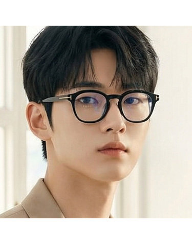 톰포드 블루라이트차단 안경테 TF6013KB 001 명품 사각 블랙 뿔테 아시안핏 고수 안경