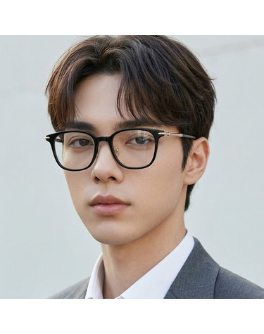 몽블랑 안경테 MB0247OK 001 명품 남자 사각 블랙 뿔테