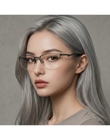 오클리 안경테 OX5152 0256 와이어 탭 2.0 RX 티타늄 반무테 남자 여자 데일리
