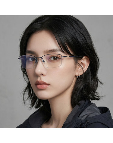 오클리 안경테 OX5113 0456 이주연 착용 리자드 티타늄 반무테 여자 남자 패션