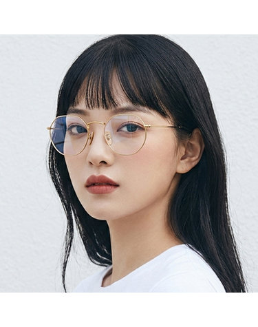 레이밴 안경테 RB8165V 1225 잭 티타늄 골드 메탈테 남자 여자