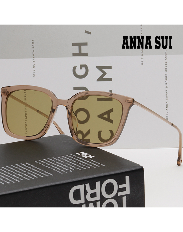 안나수이 안나수이 선글라스 AS2205KS 003 틴트 명품 반투명 아시안핏 착용컷