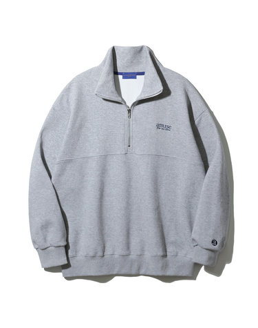 앨빈클로 더블코튼 AMUSE 반집업 맨투맨 DLX8504 (4 COLOR)