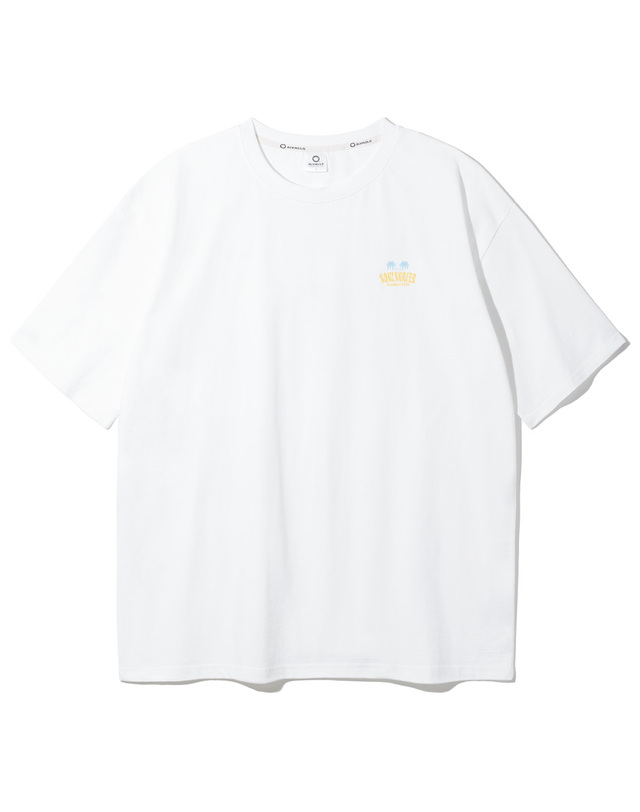 앨빈클로 앨빈클로 야자수 SOUL SUFFER 오버핏 반팔티 AST4872 (3 COLOR) 착용컷