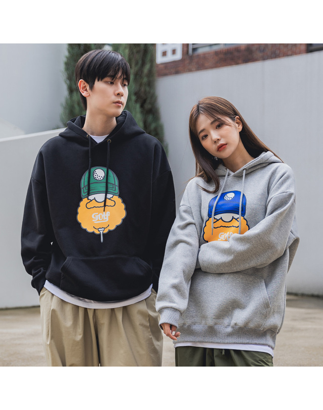 앨빈클로 앨빈클로 마틴 골프 오버핏 후드티 AVH693 (4 COLOR) 착용컷