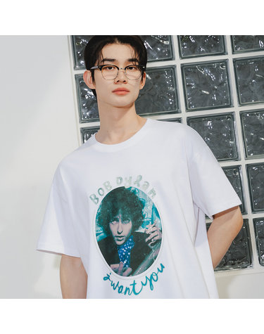앨빈클로 BOB DYLAN 오버핏 반팔티 AST4564 (3 COLOR)