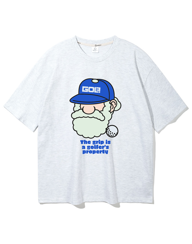 앨빈클로 앨빈클로 마틴 골프 그립 오버핏 반팔티 AST4532 (3 COLOR) 착용컷