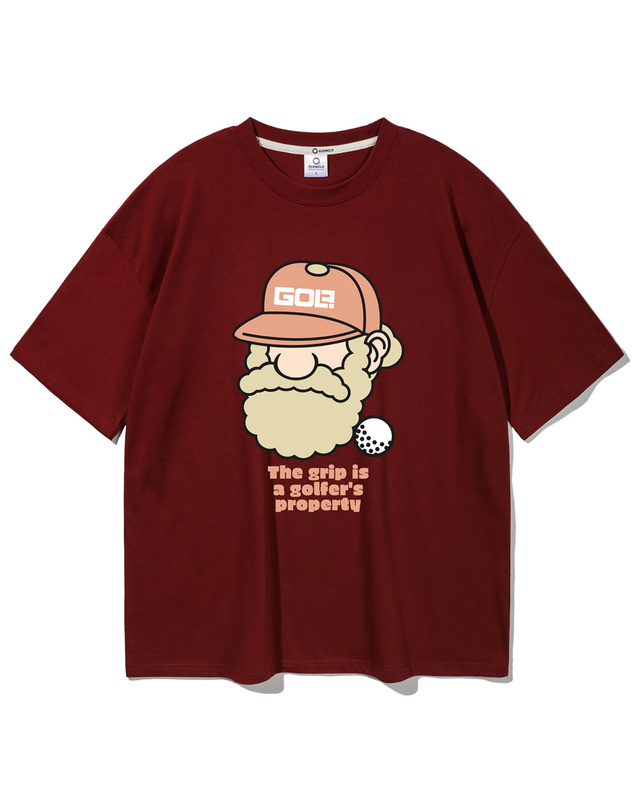 앨빈클로 앨빈클로 마틴 골프 그립 오버핏 반팔티 AST4532 (3 COLOR) 착용컷