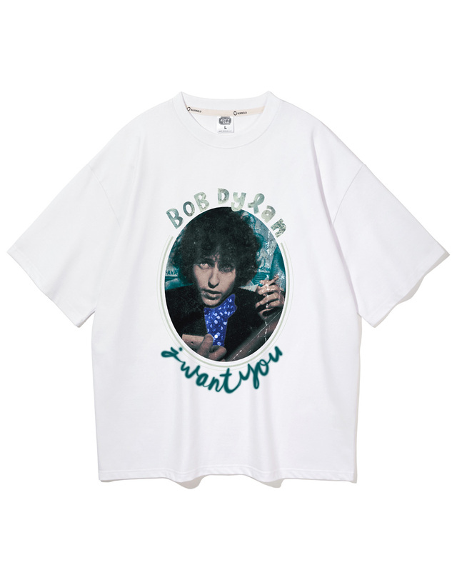 앨빈클로 앨빈클로 BOB DYLAN 오버핏 반팔티 AST4564 (3 COLOR) 착용컷