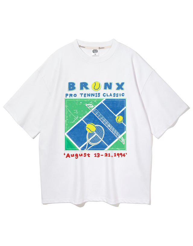 앨빈클로 앨빈클로 BRONX TENNIS 오버핏 반팔티 AST4556 (4 COLOR) 착용컷