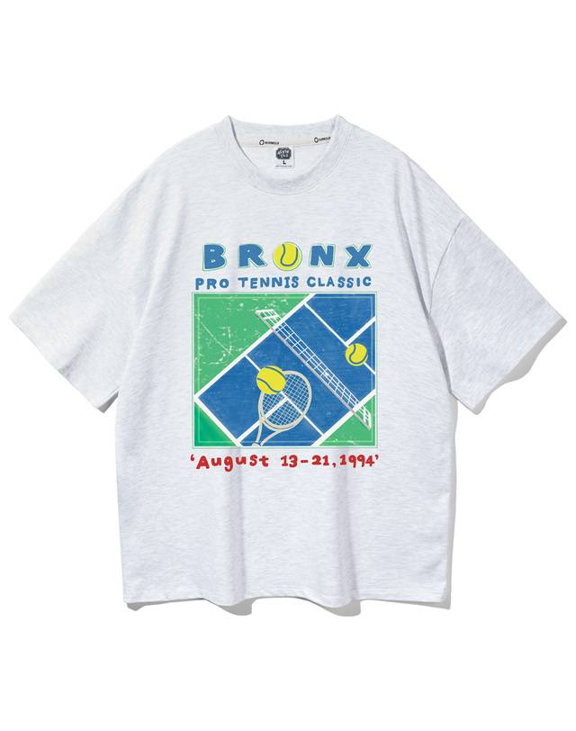 앨빈클로 앨빈클로 BRONX TENNIS 오버핏 반팔티 AST4556 (4 COLOR) 착용컷