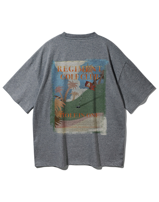 앨빈클로 [피치]앨빈클로 REGIMENT GOLF CLUB 오버핏 반팔티 AST4577 (3 COLOR) 착용컷