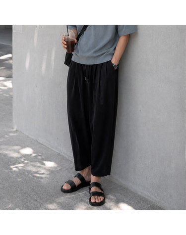 [DELUXE] 앨빈클로 데일리 와이드 밴딩 팬츠 DLX2903 (2 COLOR)