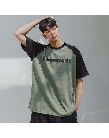 앨빈클로 GOODNESS 래글런 오버핏 반팔티 AST4762 (2 COLOR)