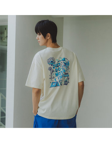 앨빈클로 JUST DO NOTHING 오버핏 반팔티 AST4816 (4 COLOR)