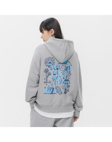 앨빈클로 JUST DO NOTHING 오버핏 후드티 AVH261 (3 COLOR)
