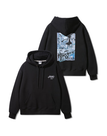 앨빈클로 SKATER 오버핏 후드티 AVH295 (2 COLOR)