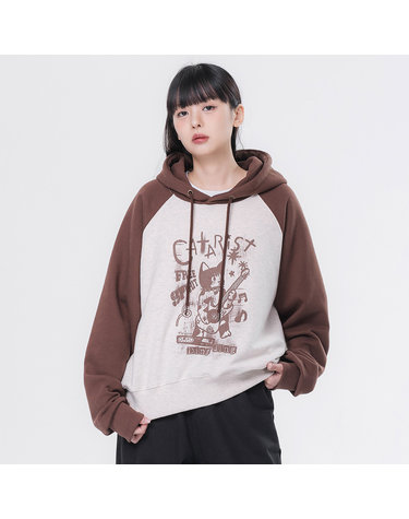 앨빈클로 카타리스트 래글런 크롭 후드티 AVH330 (3 COLOR)