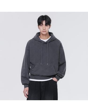 앨빈클로 피그먼트 크롭 후드티 DLX2974 (4 COLOR)