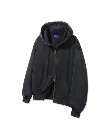 [DELUXE] 앨빈클로 피그먼트 오버핏 후드집업 DLX2977 (3 COLOR)