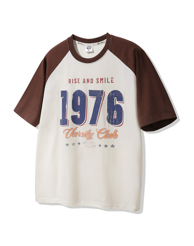 앨빈클로 앨빈클로 1976 래글런 오버핏 반팔티 AST4759 (3 COLOR) 착용컷