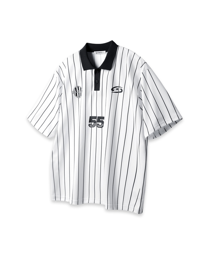 앨빈클로 앨빈클로 메쉬 카라 반팔티 AST4202 (2 COLOR) 착용컷