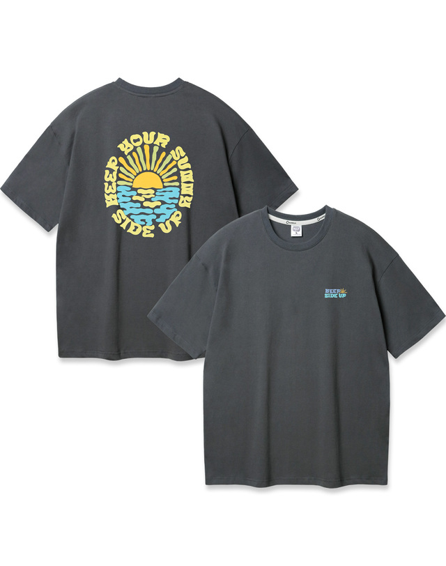 앨빈클로 앨빈클로 SUNNY SIDE UP 오버핏 반팔티 AST4779 (3 COLOR) 착용컷