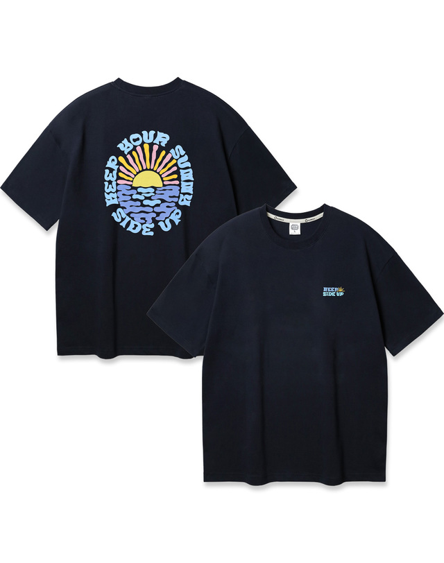 앨빈클로 앨빈클로 SUNNY SIDE UP 오버핏 반팔티 AST4779 (3 COLOR) 착용컷