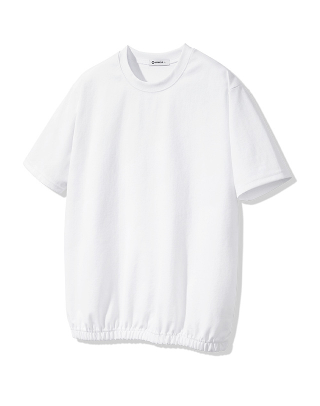 앨빈클로 앨빈클로 페이크 밴딩 자동넣입 반팔 티셔츠 AST3512 (3 COLOR) 착용컷
