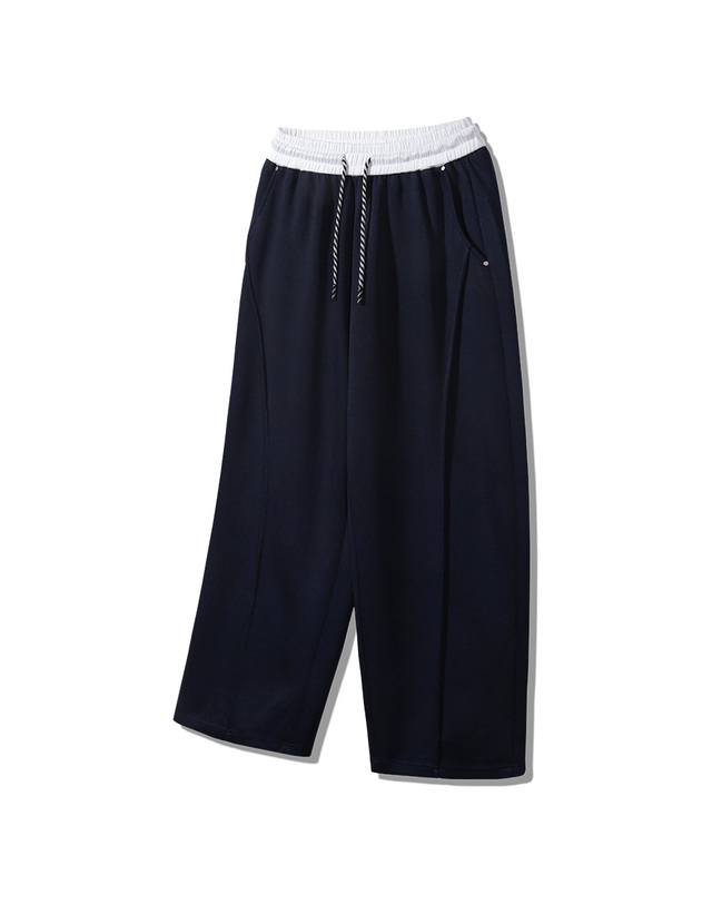 앨빈클로 앨빈클로 스트링 포인트 밴딩 컬러 스웨트 팬츠 DLX2942 (3 COLOR) 착용컷