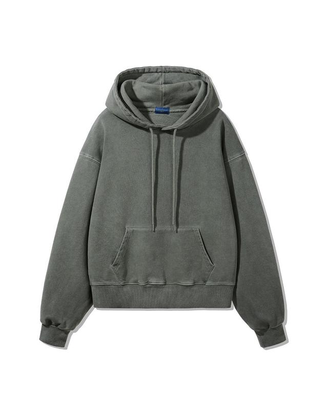 앨빈클로 앨빈클로 피그먼트 크롭 후드티 DLX2974 (4 COLOR) 착용컷