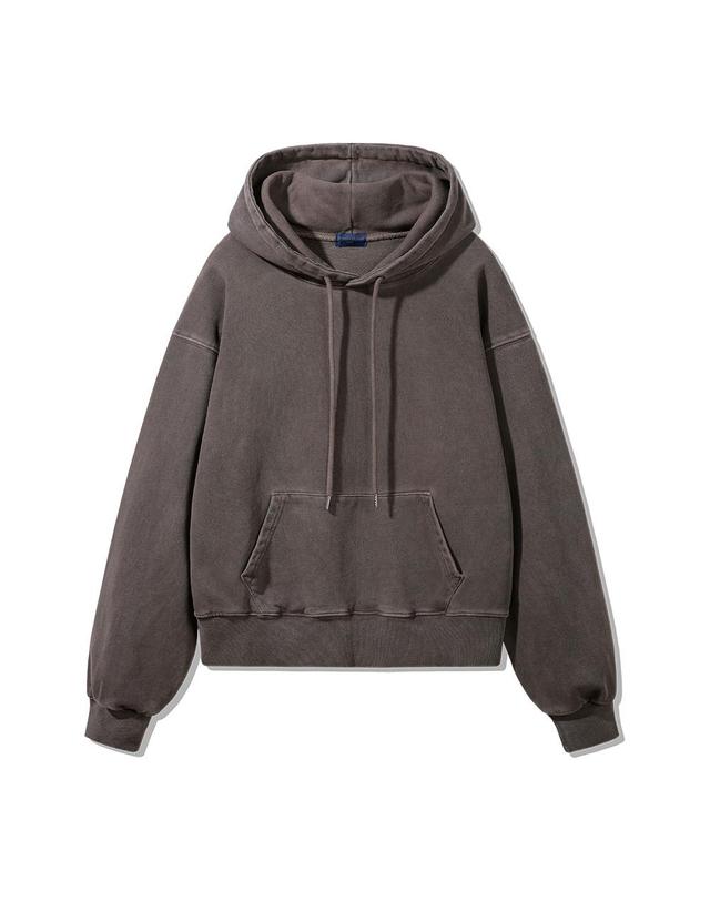 앨빈클로 앨빈클로 피그먼트 크롭 후드티 DLX2974 (4 COLOR) 착용컷